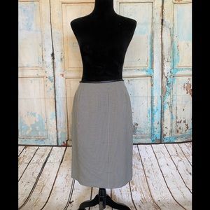 Kasper ASL Women’s Black and White Checkered Pencil Skirt Lined Size 8P